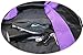 BoardingBlue Personal Item under seat for the airlines of American, Frontier, Spirit, etc -Purple Strap