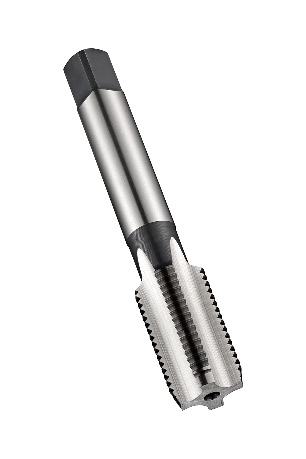 Dormer E243PG13.5NO2 Series E243 HSS Straight Flute Hand Tap PG Conduit Thread with Bright Finish, DIN Standard, NO2, 13.5"-18 Thread, 20.4 mm Cutting Diameter, 80 mm Length