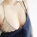 Franterd Bikini Chain, Retro Fashion Bra Body Sequin Necklace Chain (Flower)