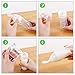 Lyonice Silicone Squeeze Bottle Spoon - Baby Feeding Cereal, Rice, Juice, Infant Newborn Toddler Baby Food Dispensing Spoon- 90ml Pink