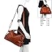 Hynes Victory Womens Luxury Hobo Handbag (Brown2)