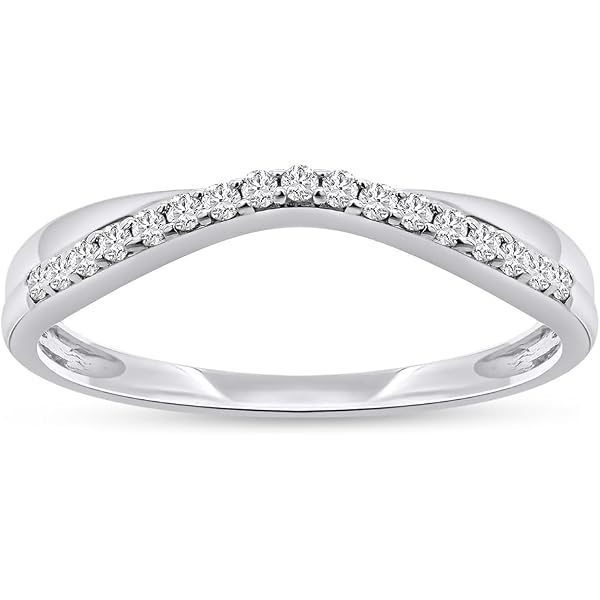 Men's Double Row Cubic Zirconia Wedding Band - 14k Rose Gold Over Sterling Silver, Size 10 - View #7
