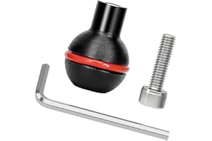 1inch Ball Head Adapter 1/4inch Adjustable Screw Fixed Mount for Action Camera Underwater Diving Bracket Tray Clamp Aluminum 