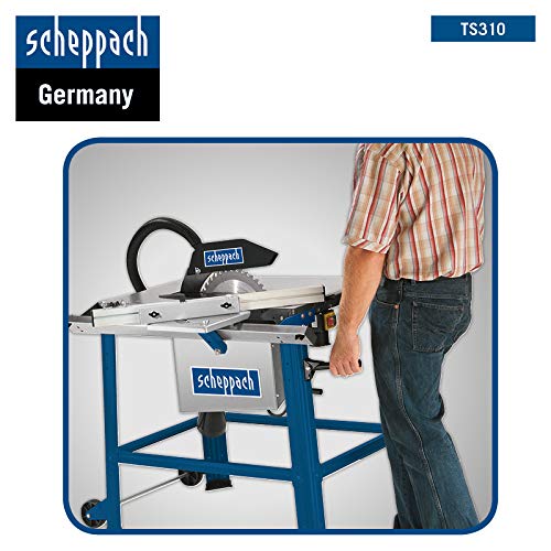 SCHEPPACH SET TS310 230V Tischkreissäge+Ersatzblatt+Absauganlage HD12+20 Säcke – Bild 5