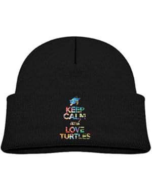 Keep Calm and Love Turtles Animal Lover Baby Kids Warm Winter Hats Cute Thick Earflap Hood Hat