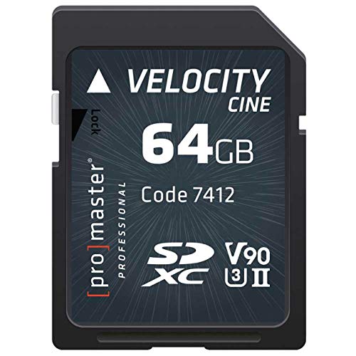 ProMaster SDXC 64GB Velocity CINE, Memory