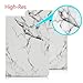 iPad Air 2 Case, HAOCOO Stylish Art Printed PU Leather Stand Protective Case with Card Slots for Apple iPad Air 2 Cover - Flip Folio Case Cover for iPad Air 2 (White Marble)