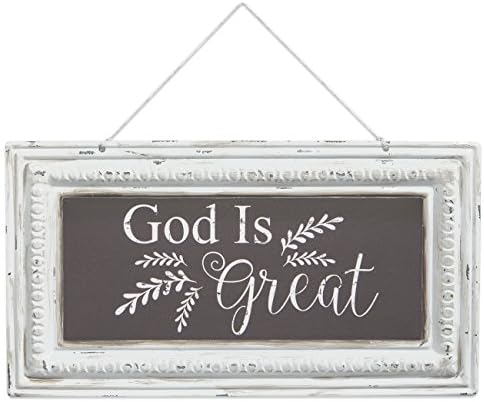Brownlow Gifts Pressed Tin Sign, God is Great