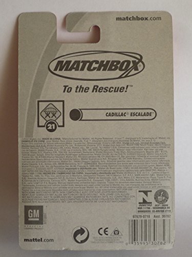 Matchbox 2002 Hero City Collection Black Cadillac Escalade #21