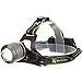 Xtreme Bright® Sport Headlamp LED Camping Headlamp Features 3 Modes: 100% Brightness, 50% Brightness & Blue Light (Cuts Through Fog & Glare) - Rotates 90 Degrees - 100% (Silver)