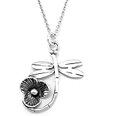 KEVIN N ANNA Sterling Silver Dragonfly Charm Necklace, 18"
