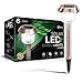 Solar-Powered LED Bronze Garden Lights, Perfect Neutral Design; Makes Garden Pathways & Flower Beds Look Great; Easy NO-Wire Installation; Weather Resistant.