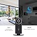 Clever dog 960P 360° Panoramic Wireless WiFi Security WiFi Camera Remote View Camera with Two Way Audio Motion Sensor,Night Vision,Support TF Card (Up to128G) for iPhone Ipad Android(with Adaptor)