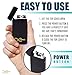 ETERNITY Lighters Flameless Electronic Rechargeable Windproof Premium Survival or Candle Lighter with Dual Arc, USB Cord, Brush, and Bag in Gift Box