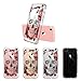 MOSNOVO Compatible for iPhone SE 2020 Case/iPhone 8 Case/iPhone 7 Case, Clear Floral Skull Flower Pattern Print Design Girl Women with Transparent TPU Bumper Back Case Cover for iPhone 7/8/SE 2nd