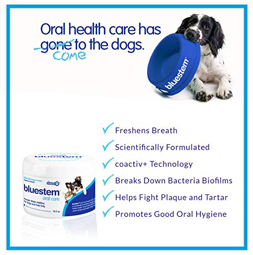 Pet Water Additive Powder: For Dogs & Cats Oral Dental Care. Helps Prevent Teeth Tartar, Plaque and Treats Bad Breath. Mouthwash Rinse for Dog & Cat Mouth Clean Health Treatment for Pets Drinking Bowl