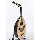 Arabic Oud made of Black Walnut with Soft Case, Free picks risha &amp; Kurschner Strings Installed