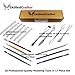 Skilled Crafter Pottery Tools & Carry Case. 28 Stainless Steel & Aluminum Clay Modeling & Sculpting Tools in 17 Piece Set. Professional Quality. + Free Needle Tool