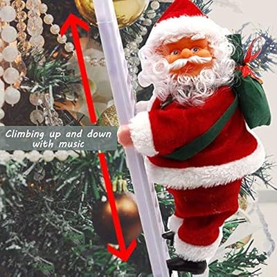 Electric Climbing Ladder Santa Claus Christmas Xmas Party Music