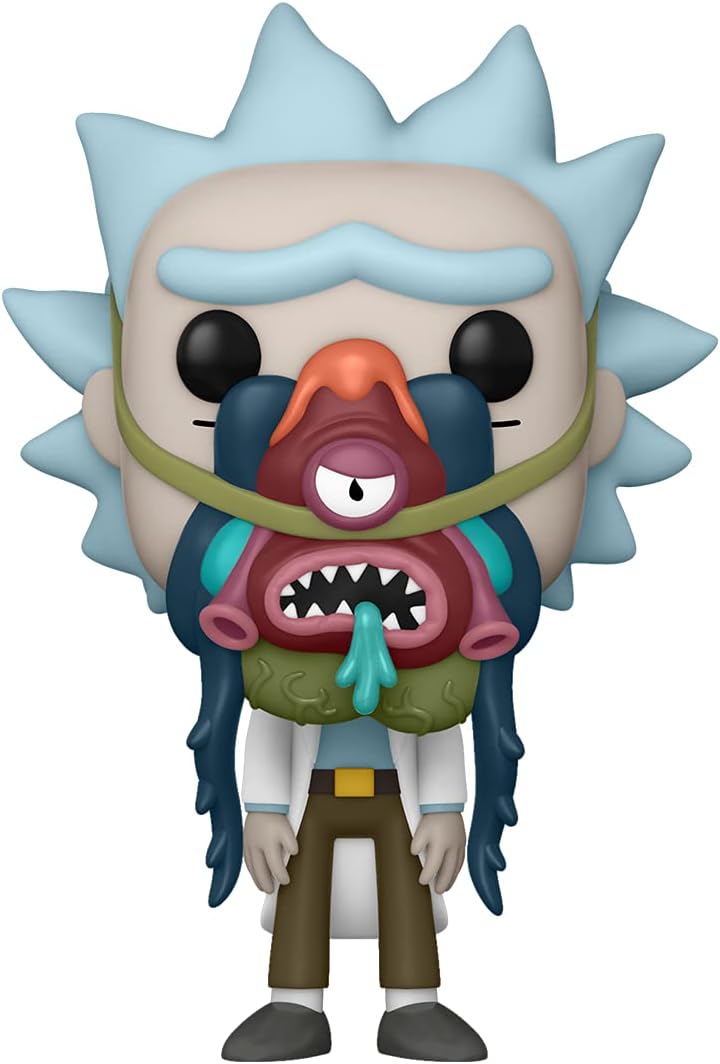 Funko POP! Animation: Rick Sanchez & Morty, Rick Sanchez With Glorzo Morty Vinyl, Rick and Morty, Collectable Vinyl Figure