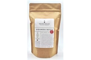 SMOKIN BEANS 2-Pound Uganda Aa, Unroasted Green Arabica Coffee Beans, Fresh Current Crop Specialty Grade, Roast the Beans Yourself at Home on Your Roasting Equipment Prior to Using for Brewing Coffee