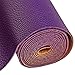 MeCan Faux Leather Fabric Sheet Solid PU Synthetic Leather Perfect for Earrings,Cricut,DIY Craft Projects,9''x53''(23x135cm) (Purple)