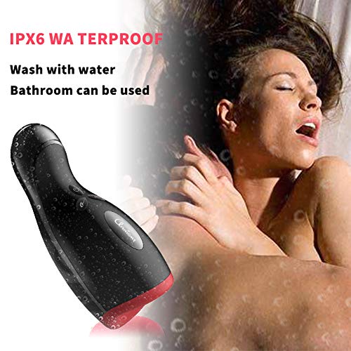 Urnight Mastrobartor mit Puls Funktion, Masturbieren mit 7 Vibrationmodi und Automatische Heizfunktion Erotik spielzeug männer muschi Oral Masturbration für ihn 2019 Neu