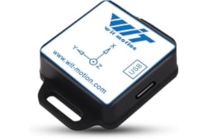WITMOTION [Bluetooth Accelerometer+Inclinometer] BWT901CL MPU9250 High-Precision 9-Axis Gyroscope+Angle(XY 0.05° Accuracy)+Magnetometer with Kalman Filter, 200Hz High-Stability 3-axis IMU Sensor for Arduino