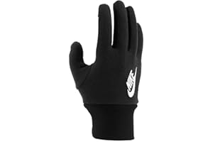 Nike Women's Club Fleece Gloves (Black/White, Medium), Black/White, Medium