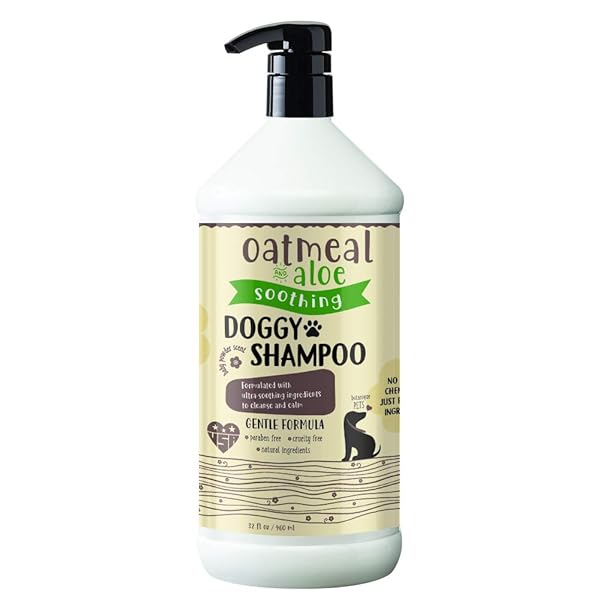 BOTANIQUE PETS DOG SHAMPOO WITH ULTRA-SOOTHING INGREDIENTS TO CLEANSE AND CALM, 32OZ /960 ML