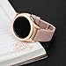 YiJYi Compatible for Samsung Galaxy Watch (42mm) Bands, 20mm Silicone Strap Sports Replacement Wristband Large Small for Galaxy Watch 42mm SM-R810/SM-R815,Gear Sport (3pcs Pack-A, Small(6