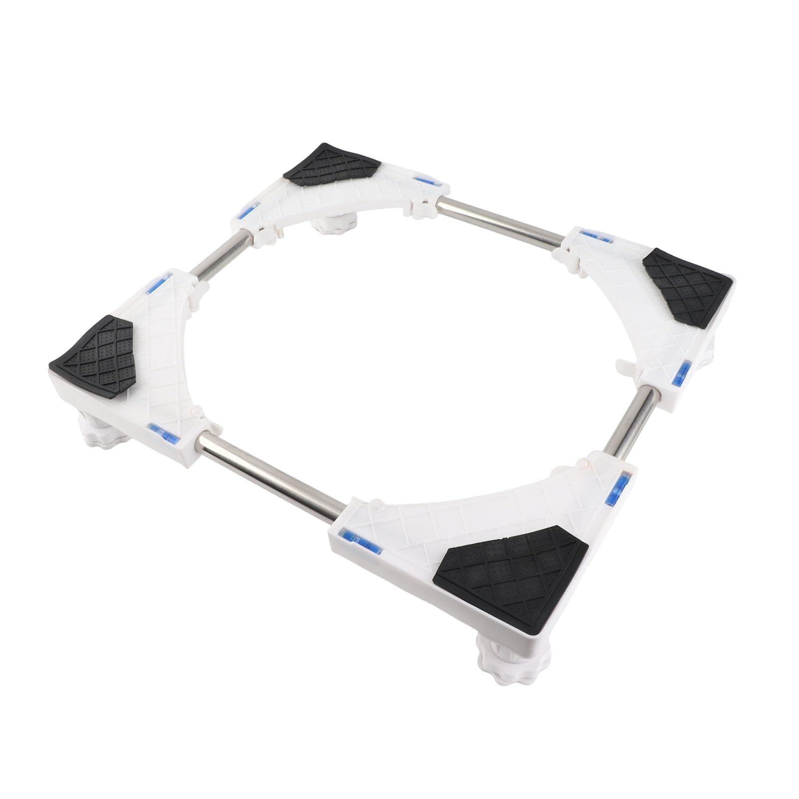 Zerodis Washing Machine Stand,Universal Anti-rust Damping Adjustable Heavy Duty Fixed Base Holder Bracket Mat Rack for Refrigerator Dryer(4 Feet)