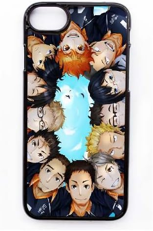 haikyuu Hard Plastic Phone Case Shell Cover Skin For iPhone 7 4.7 inch Black DWF506