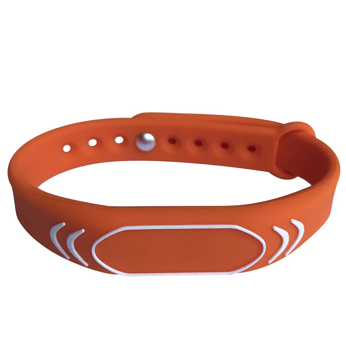 YARONGTECH 13.56MHZ rfid Wristband RFID Adjustable Watch Tag (Orange-2pcs)