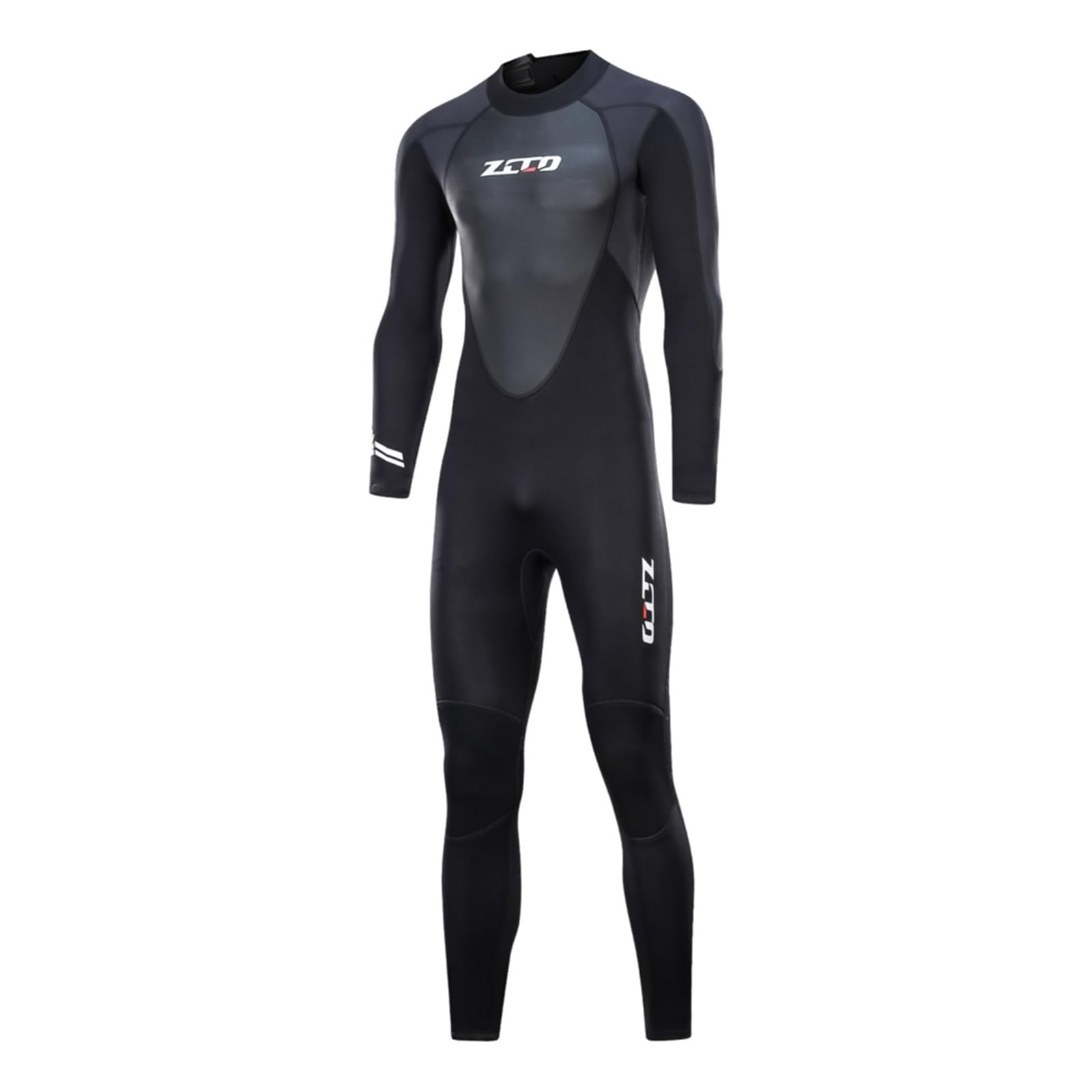Mens 3mm Neoprene Wetsuit Long Sleeve Back Zip Spinning Fishing Surfing Snorkeling Canoeing Diving