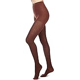 MeMoi Women's Flattering Floral and Circular Pattern Sweater Tights