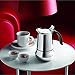 Bialetti Kitty Stove top Coffee Maker, 4-Cup (6 oz), Stainless Steel