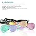Water Drops Lights, Mulcolor 21 ft 30 LED Solar String Lights Outdoors Fairy String Light Halloween Christmas Lights for Garden Path, Party, Bedroom Decoration (Multi-color)