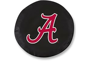 Holland Bar Stool Co. Alabama Crimson Tide Black Exact Fit Tire Cover - I