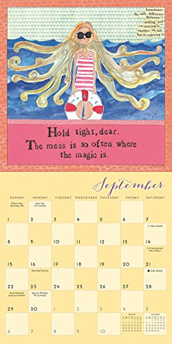 The World According to Curly Girl 2019 Wall Calendar, 12 x 12, (CA-0437)