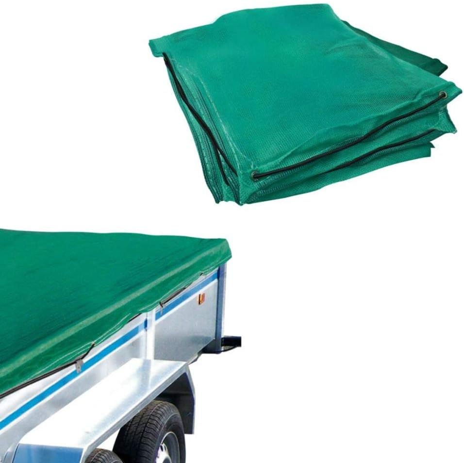 ProPlus 340774 Fine Mesh Trailer Net with Elastic Cord, Grün
