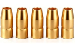 HASWELD 5-pk Gas Nozzles 169715 Fit for Miller M-10 M-15 and M-150 M-100 Welding Guns 169-715