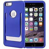 iPhone 6 Plus Case, iPhone 6s Plus Case, CellJoy [SLiM CLiP] Hybrid Case [Built in Belt Clip] [TPU] (Cobalt Blue) Protective Cover Skin