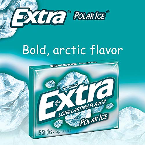 Wrigley's Extra Polar Ice Sugar-Free Gum (12 Packs) - Image 4