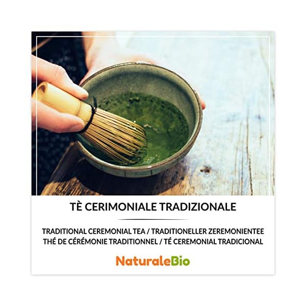 NaturaleBio Matcha Tee Pulver Bio - Premium-QualitÃ¤t - 100g. Original Green Tea aus Japan. Japanischer ideal zum Trinken. GrÃ¼ntee fÃ¼r Latte, Smoothies GetrÃ¤nk. Hergestellt in Uji, Kyoto. – Bild 8
