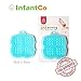InfantCo Ultra Soft Silicone Bath Scrubber Sponge | for Baby and Dryskin (Baby Blue)