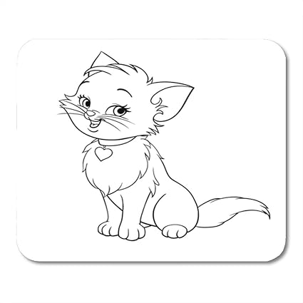 Amazoncom Shaq Gaming Mouse Pad Happy Cute Fun Kitten