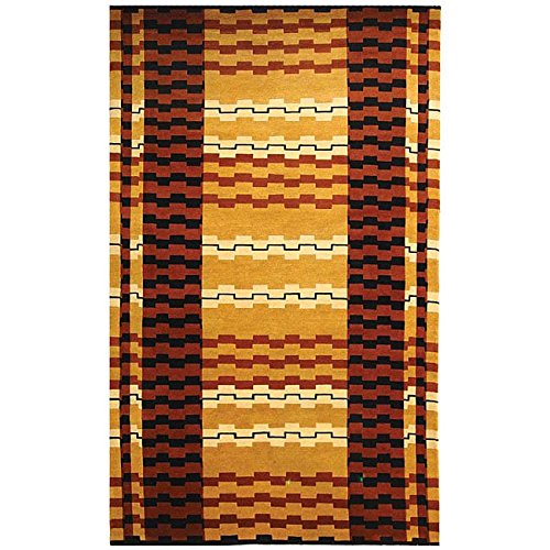 Safavieh La Carta Pile Collection LCP156A Hand Knotted Multicolored Premium Wool Area Rug (6' x 9')