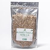 Herb To Body Blessed Thistle C/S - 4oz, Wildcrafted Cnicus Benedicus, All Natural Blessed Thistle Herb for Herbal Tea, Gut Health and Traditional Wellness