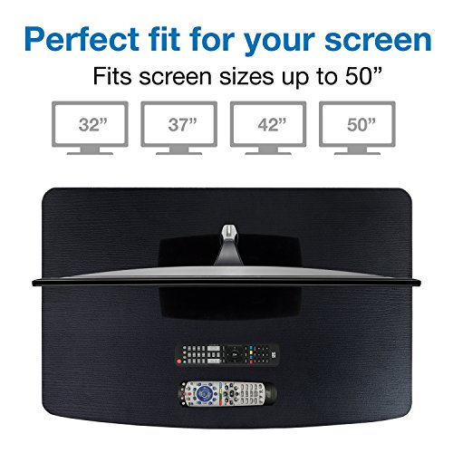 MountIt! TV Turntable Stand, Rotating Swivel TV Base 32, 37, 40, 42, 47, And 50" TVs, 29 Mm